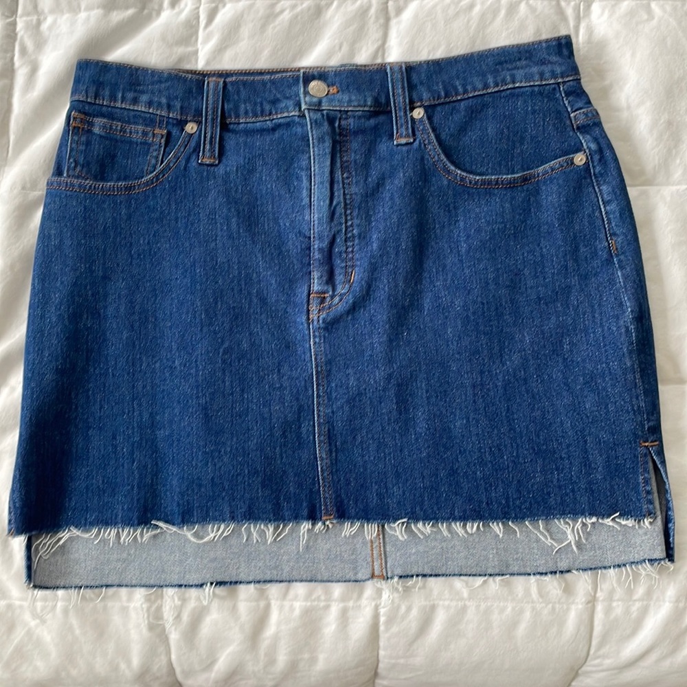 Madewell Denim Mini Skirt
